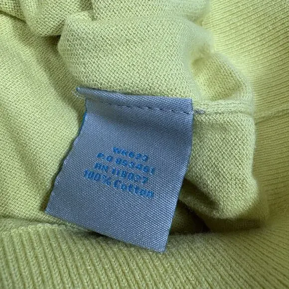 Boden Yellow Floral Applique Cardigan Cotton Sweater US 12 Spring Embellished - Picture 7 of 12